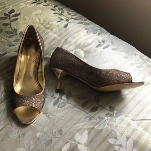 Metaphor peep toe heels